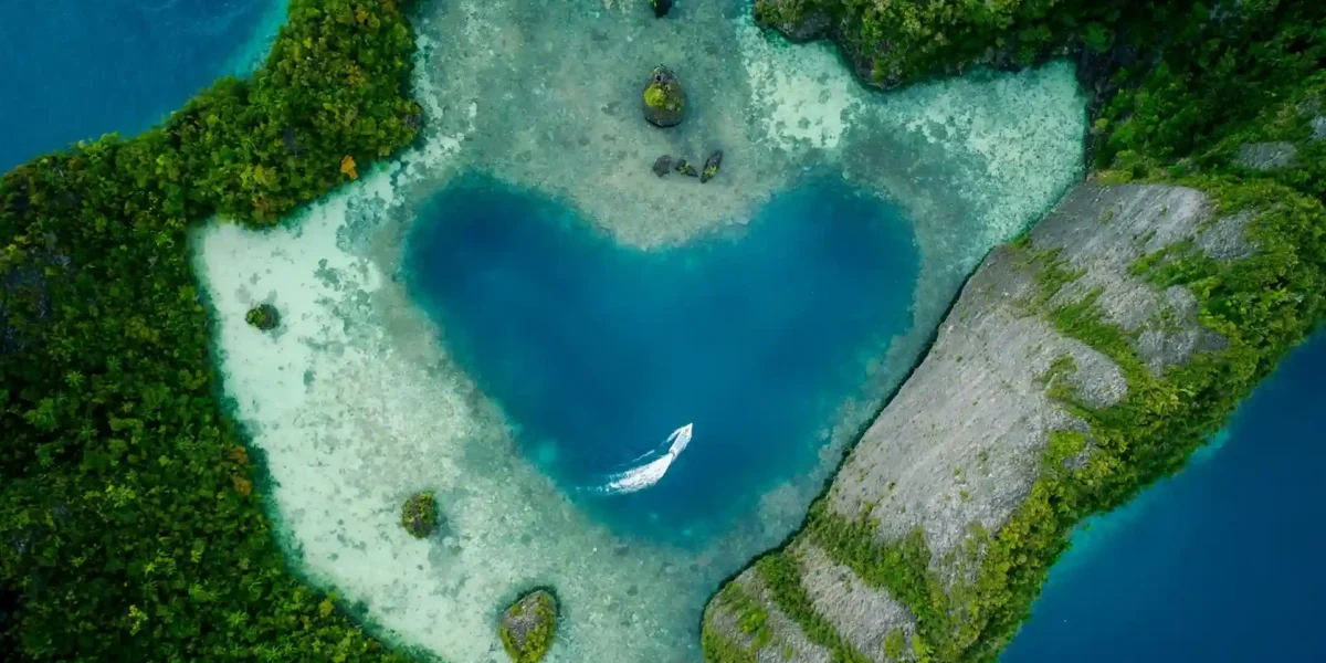 Bird's View of Dafelen Island, Raja Ampat