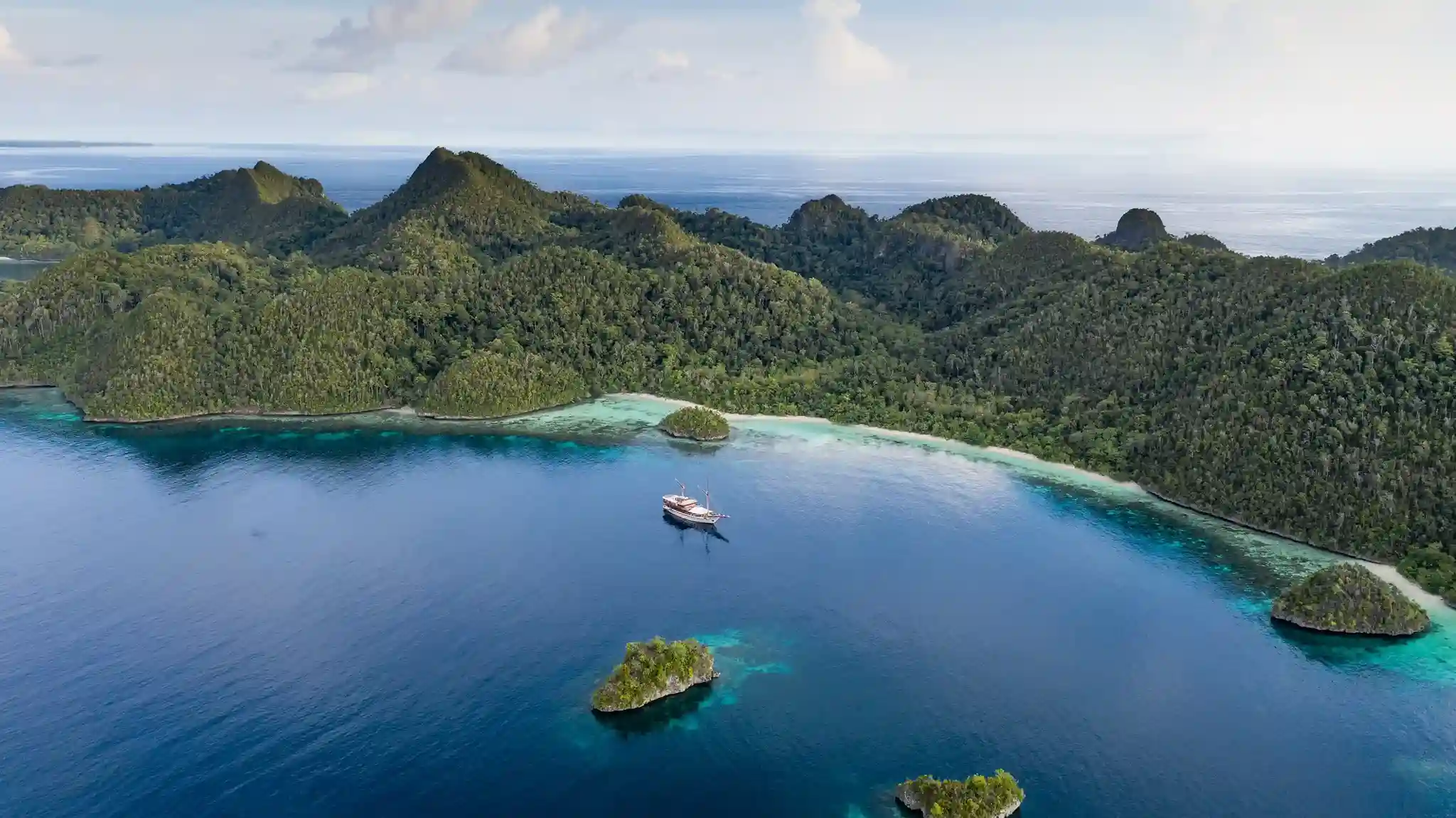 Bird's eye view of Raja Ampat
