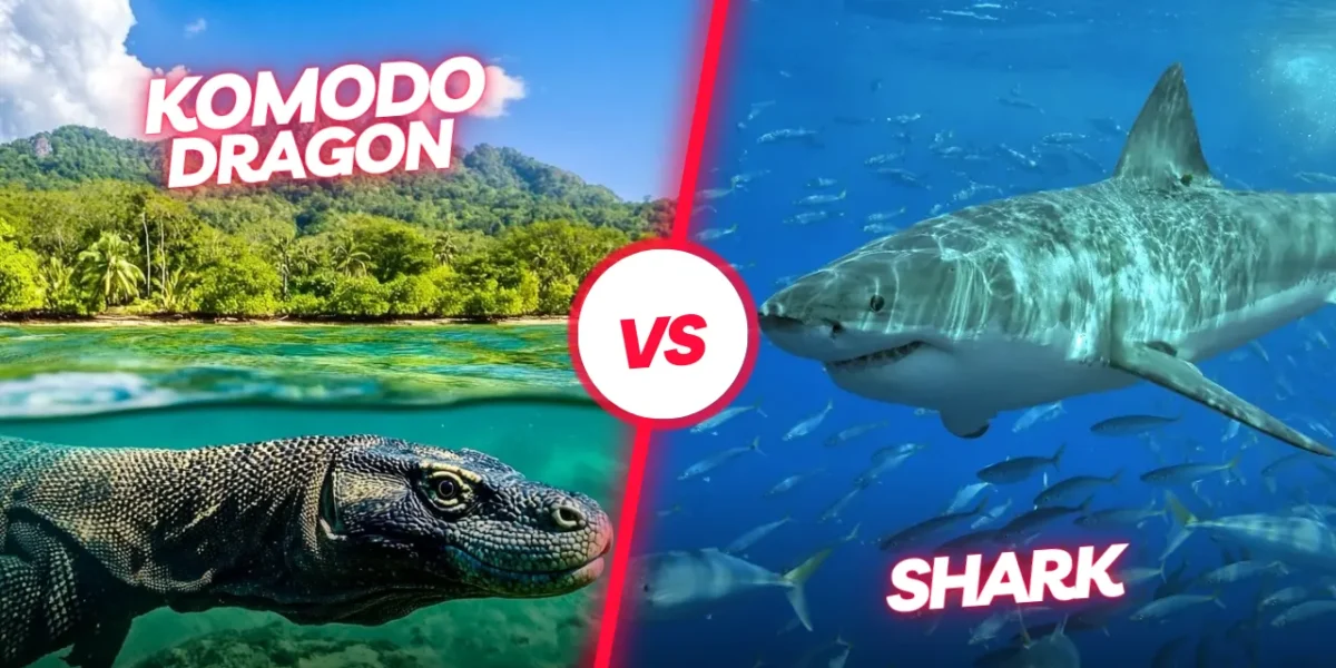Komodo Dragon vs Shark | Komodo Luxury