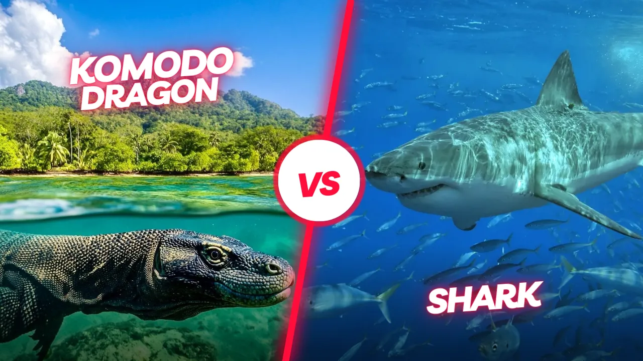 Komodo Dragon vs Shark | Komodo Luxury