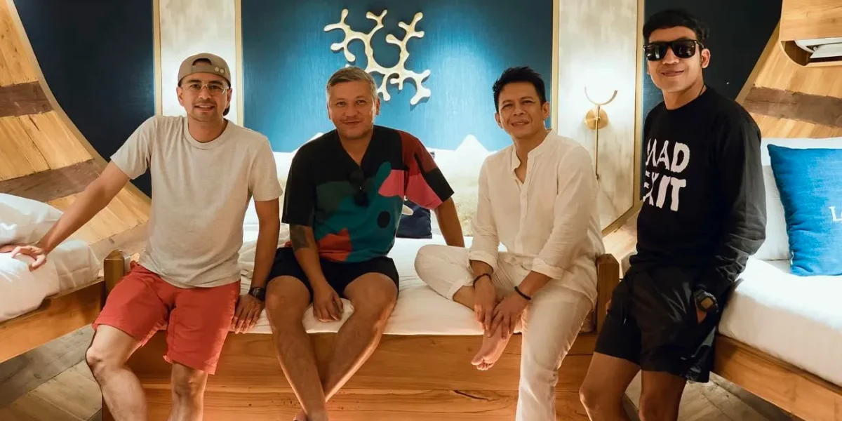 Desta Ariel Rafi Gading in Labuan Bajo (source: instagram/desta80s)