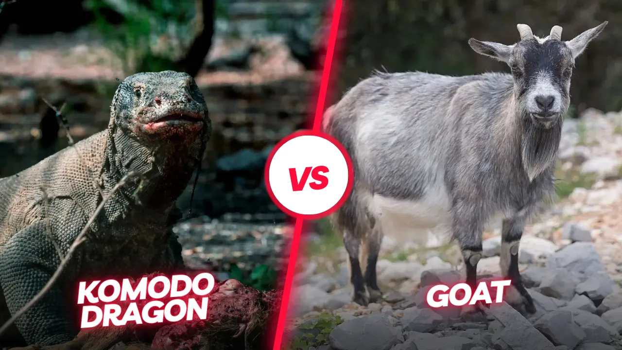 Komodo dragon vs Goat | Komodo Luxury