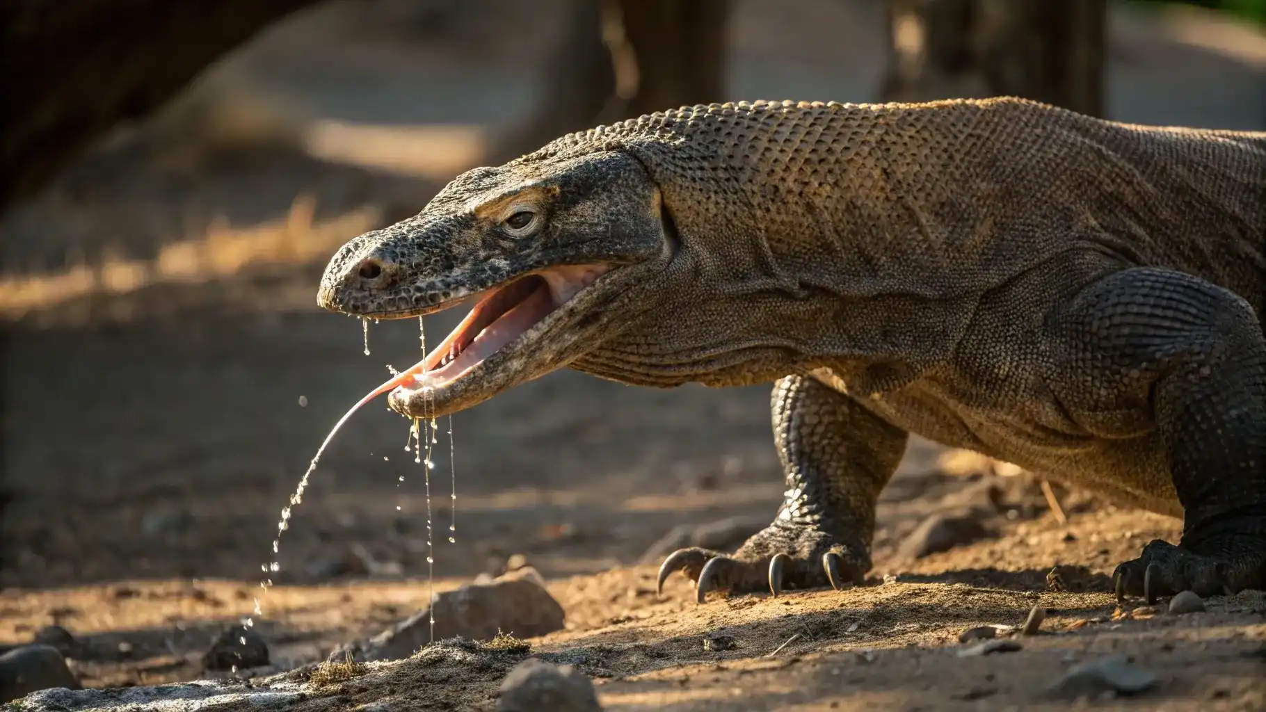 Drooling dragon | Komodo Luxury