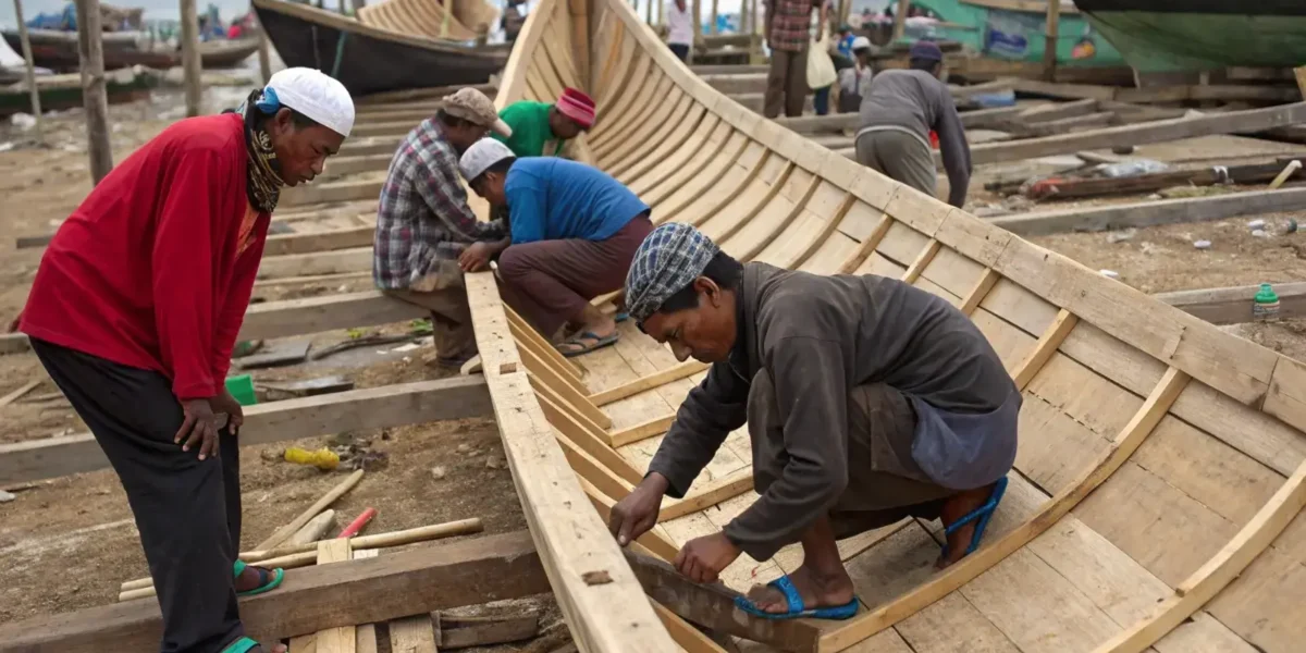 Indonesia Boat Construction | Wooden Yacht | Phinisi | Komoodo Luxury