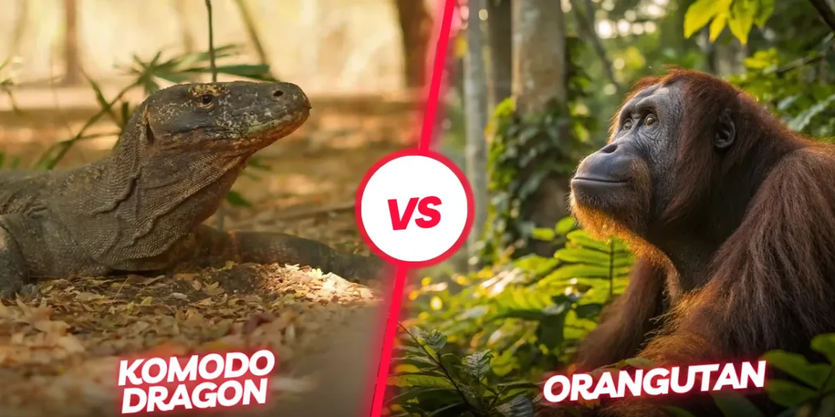 Komodo dragon vs Orangutan | Komodo Luxury