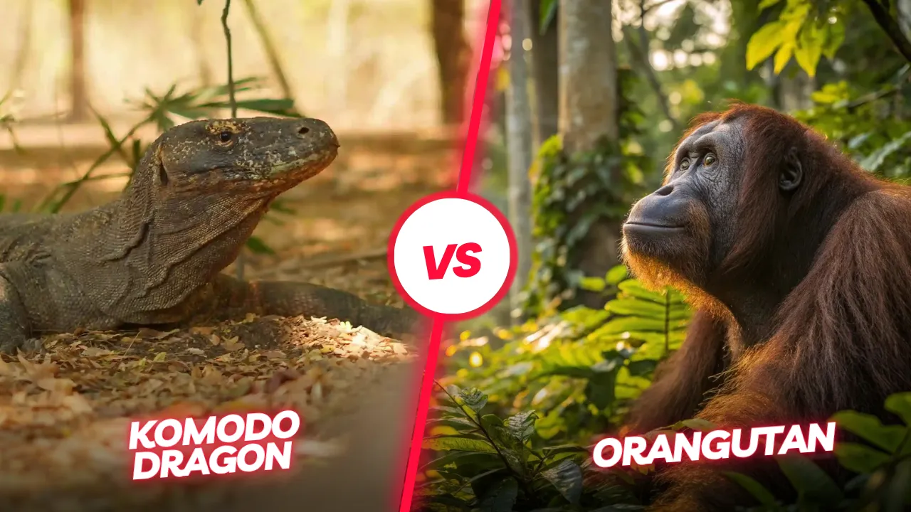 Komodo dragon vs Orangutan | Komodo Luxury