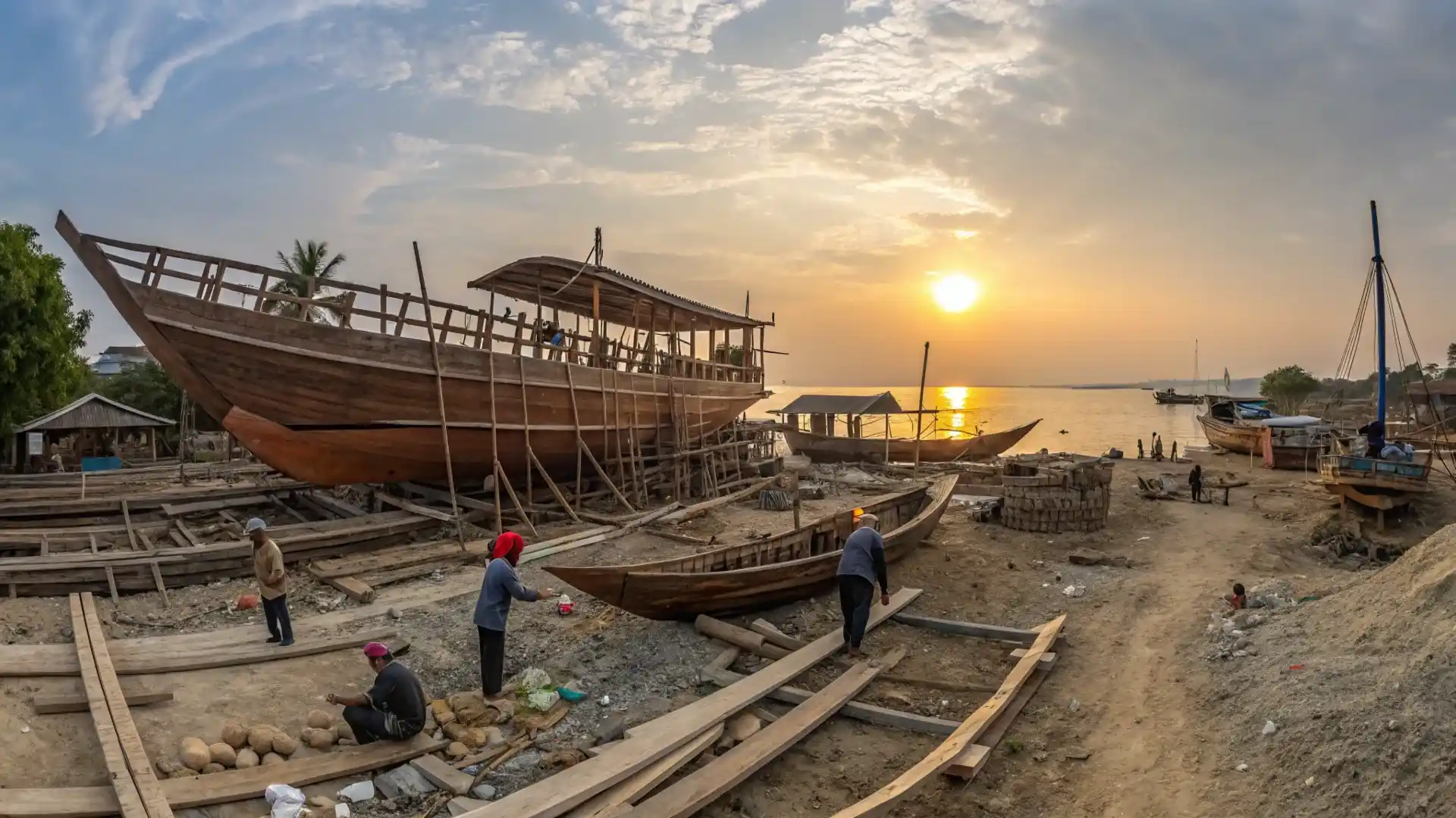 Phinisi Boat Building in Bulukumba | Komodo Luxury