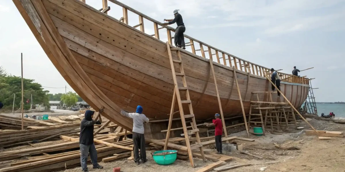 Phinisi Boat Construction | Boat Investment | Komodo Luxury