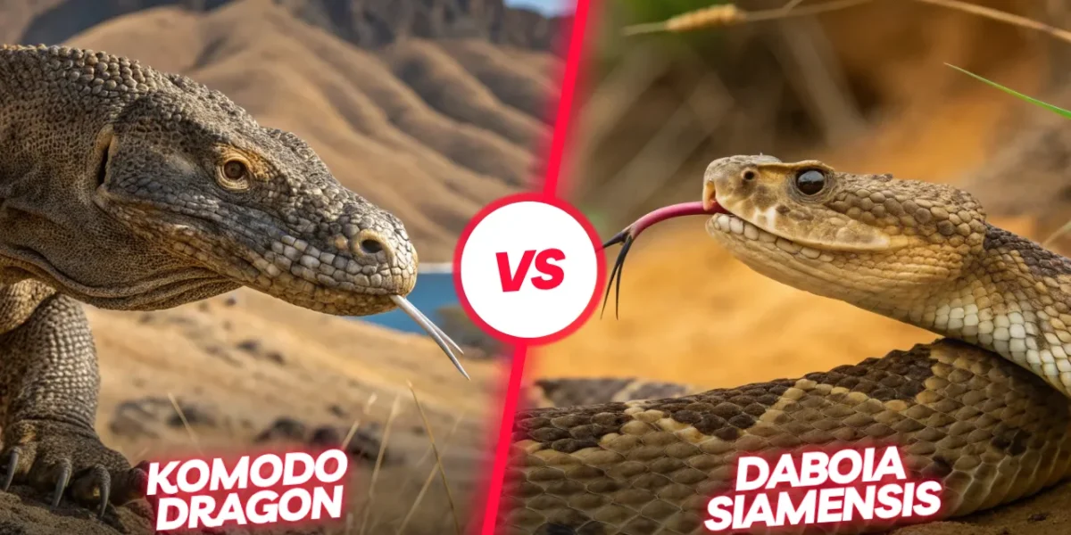 Komodo Dragon vs Daboia Siamensis | Komodo Luxury