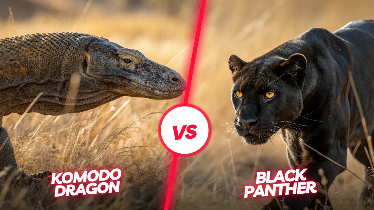 Komodo dragon vs Black Panther | Komodo Luxury