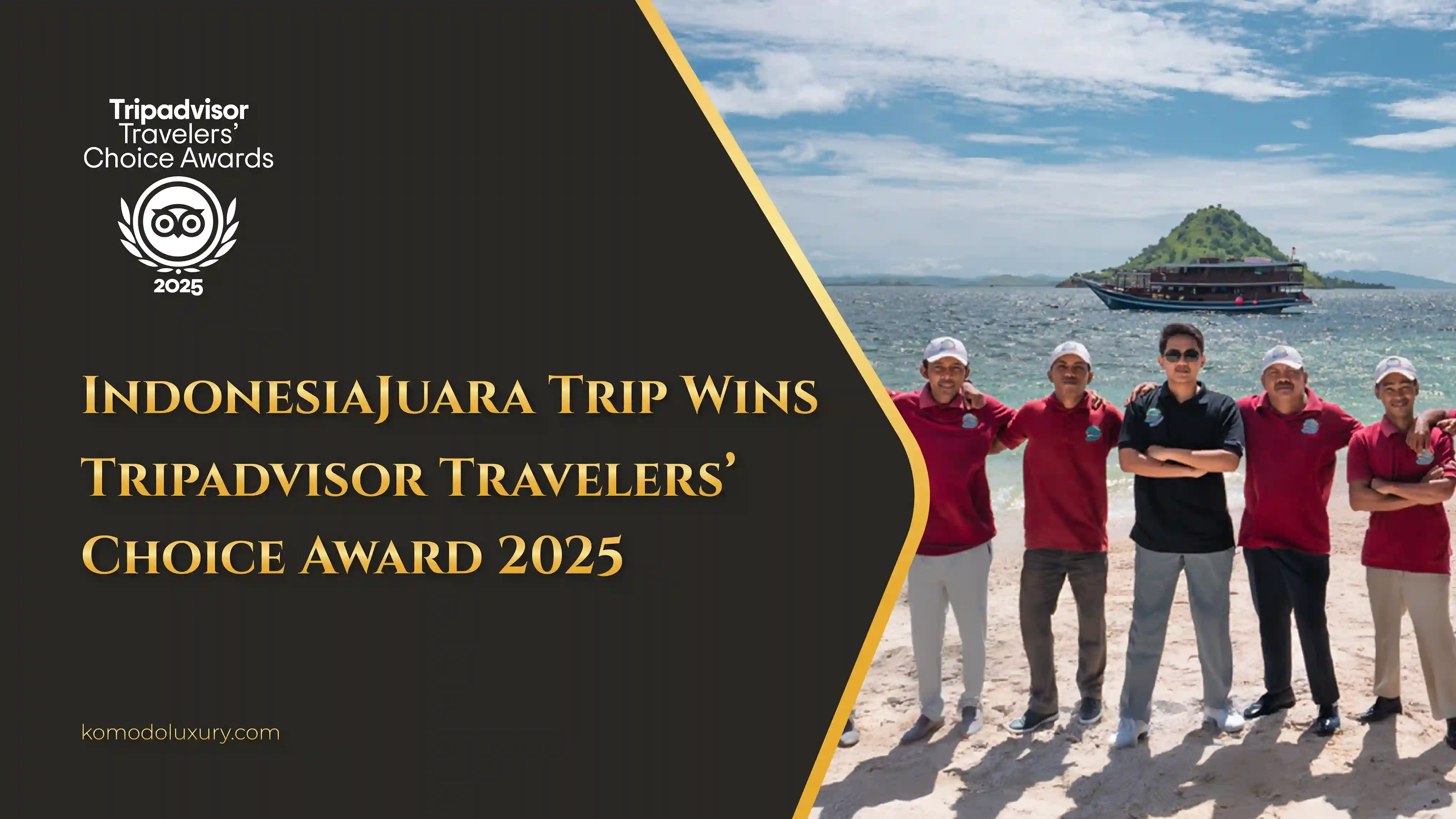 Featured Image - IndonesiaJuaraTrip Wins Tripadvisor travelers' choice award 2025 | Komodo Luxury