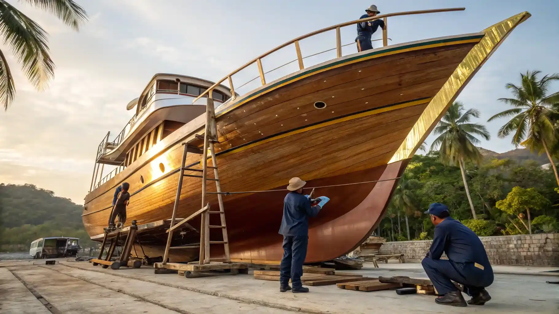 Boat Repair in Komodo | Komodo Luxury