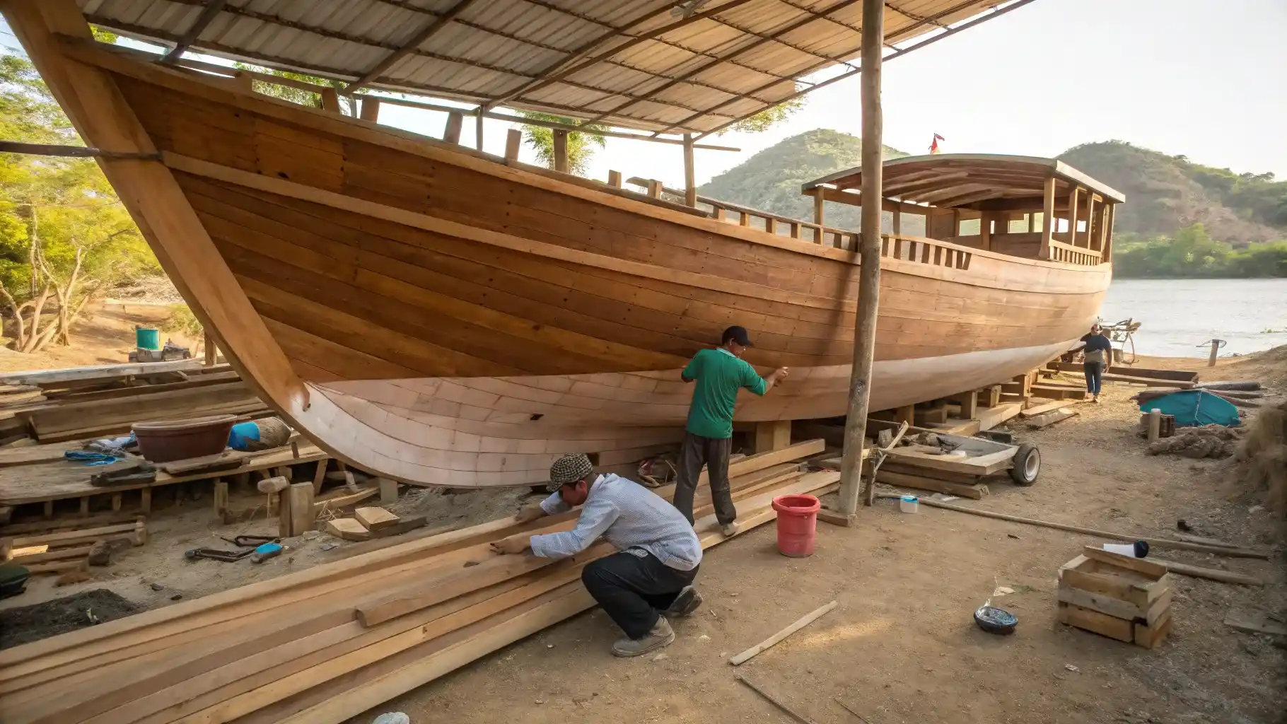 Phinisi Restoration | Boat Repair | Komodo Luxury