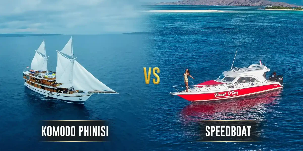 Komodo Phinisi vs Speedboat | Komodo Luxury