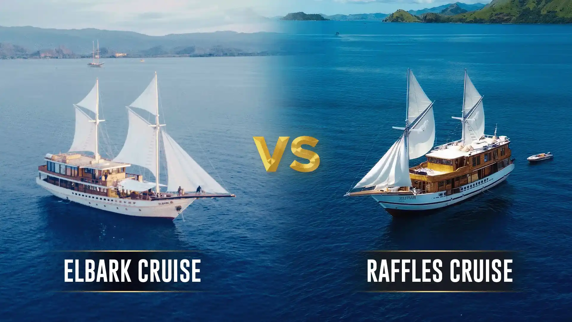 Elbark Cruise vs Raffles Cruise | Komodo Island Tour | Komodo Luxury