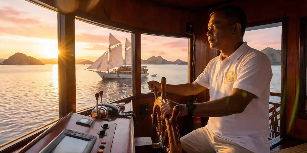 Komodo Luxury's captains | Komodo Island Tour | Komodo Luxury
