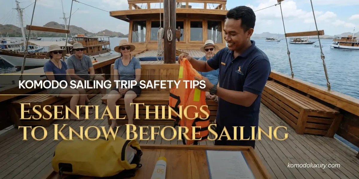 Komodo Sailing Trip Safety Tips | Komodo Island tour | Komodo Luxury